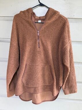 Old Navy Cozy Teddy Fleece Pullover Hoodie – Size Large